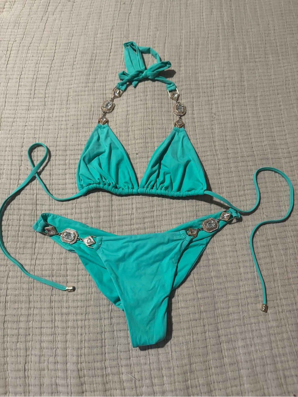 Beach Bunny Raja Rhinestone Bikini - Picture 2 of 5
